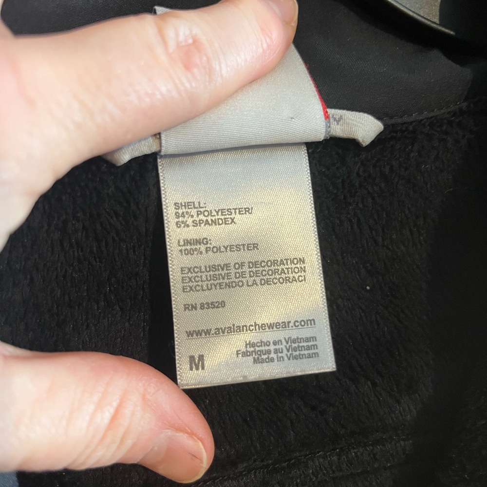 Avalanche Black Softshell Jacket With Detachable … - image 5